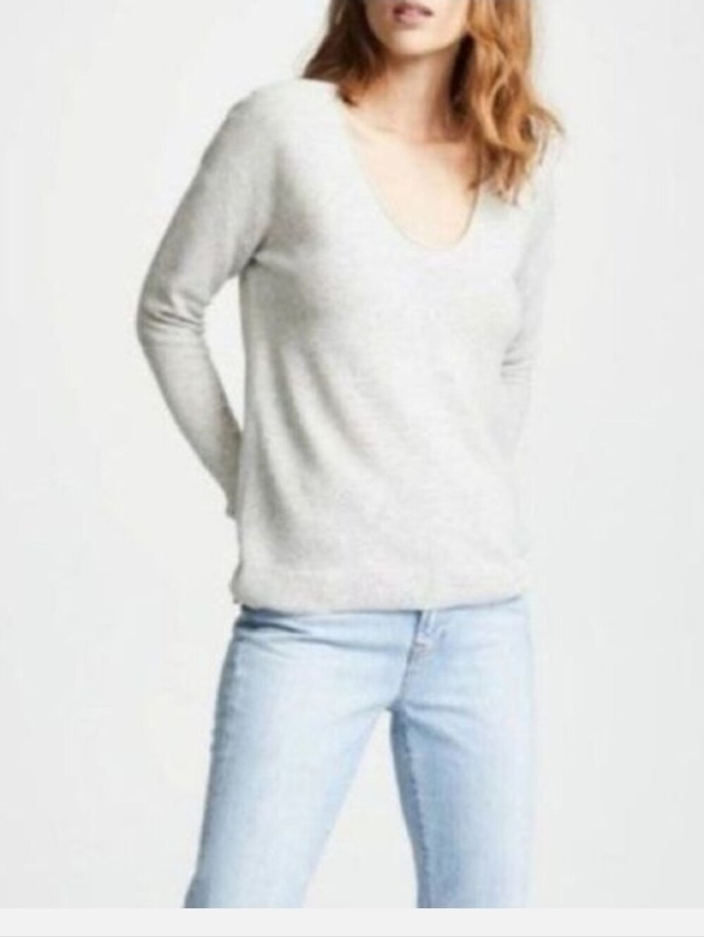 Madewell kimball pullover sweater Womens Medium Heathered Gray - Picture 3 of 8